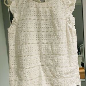 Vineyard Vines White Eyelet Top